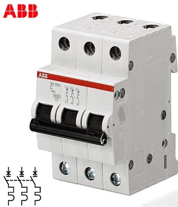 АВТОМАТИЧЕН ПРЕКЪСВАЧ 3P 25A С 6KA ABB
