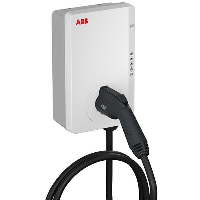 Зарядна станция ABB Terra AC W11-G5-R-V2-0: Terra AC wallbox 11 kW, Тип 2, 5 м кабел, 3-фазна/16 A, с RFID, версия 2