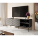 ABETO RTV шкаф върху черна стоманена рамка 150x42x60 см