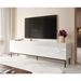 ABETO RTV шкаф върху черна стоманена рамка 200x42x60