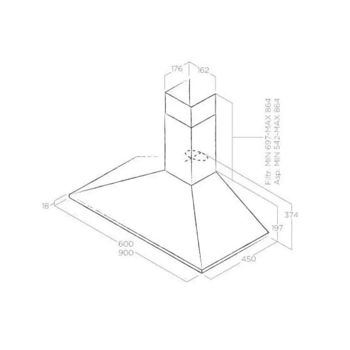 Абсорбатор ELICA MISSY ELX IX/F/60