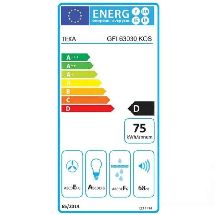 Абсорбатор за вграждане TEKA INTEGRA GFI 63030 KOS черен
