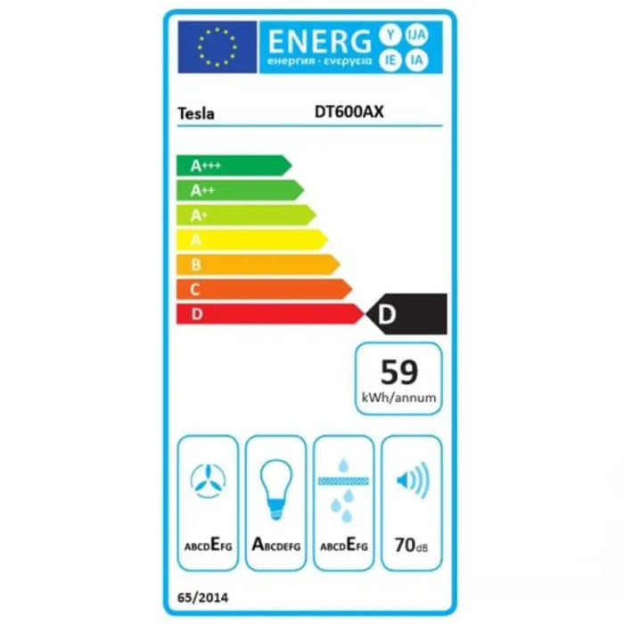 Абсорбатор за вграждане TESLA DT600AX