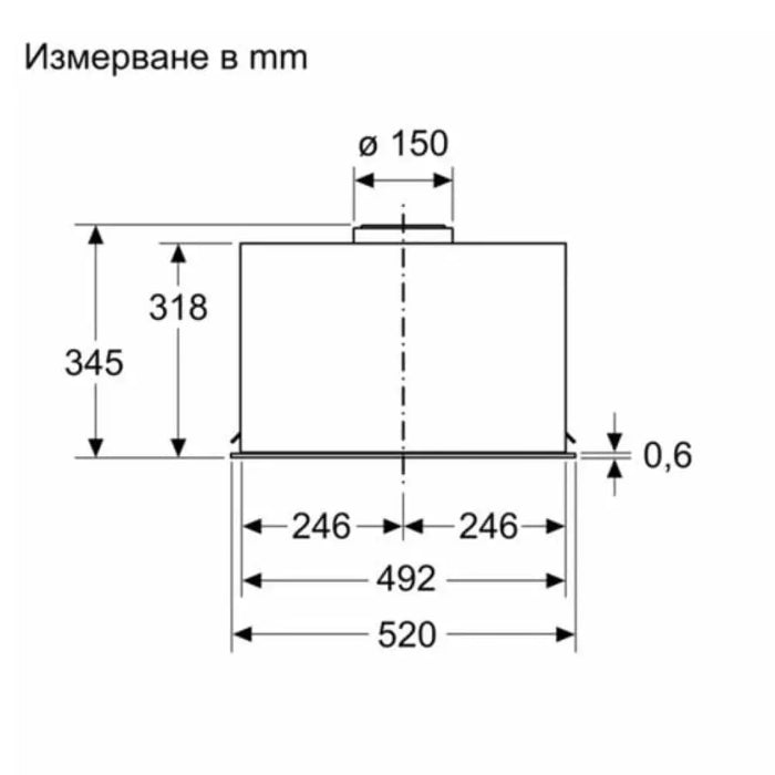 Абсорбатор за вграждане NEFF D54NAC1N0