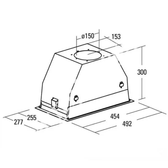 Абсорбатор за вграждане Edesa ECG-5811BK