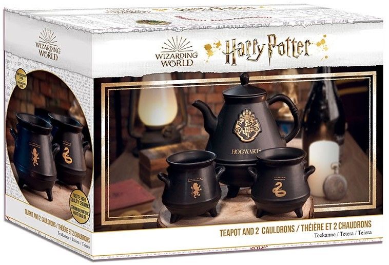 Комплект чайник с чаши ABYstyle Movies: Harry Potter - Hogwarts