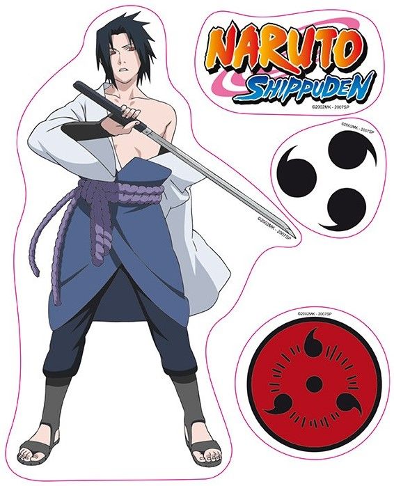 Стикери ABYstyle Animation: Naruto Shippuden - Sasuke & Itachi