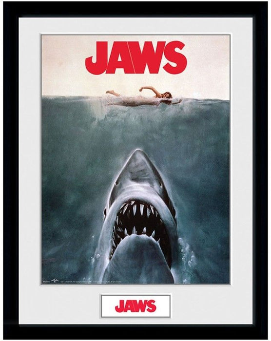 Плакат с рамка ABYstyle Movies: JAWS - Key Art