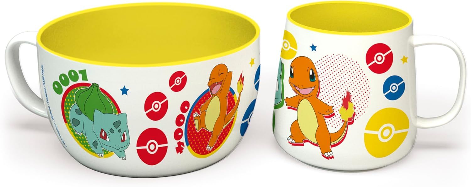 Комплект за закуска ABYstyle Games: Pokemon - Pikachu & Kanto Starters