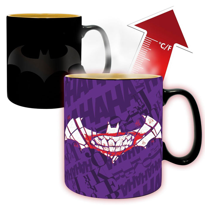 Чаша с термо ефект ABYstyle DC Comics: Batman - Batman Matte, 460 ml