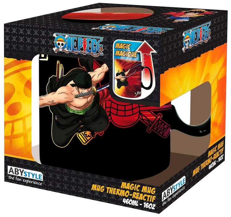 Чаша с термо ефект ABYstyle Animation: One Piece - Zoro & Sanji, 460 ml