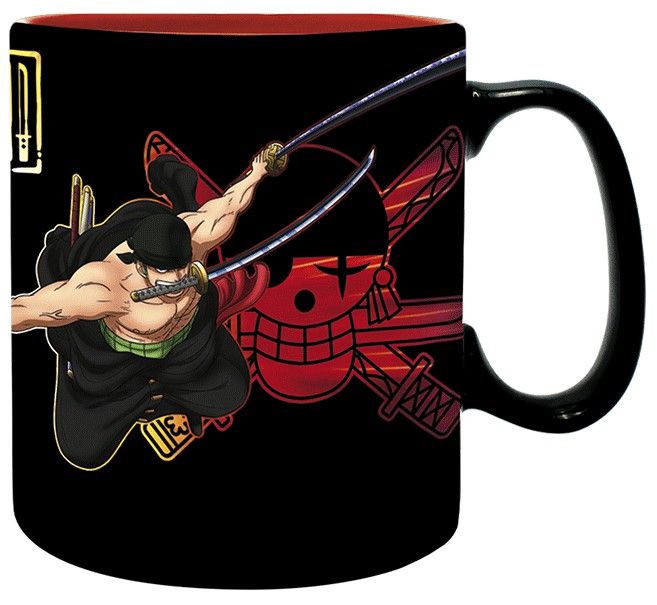Чаша с термо ефект ABYstyle Animation: One Piece - Zoro & Sanji, 460 ml