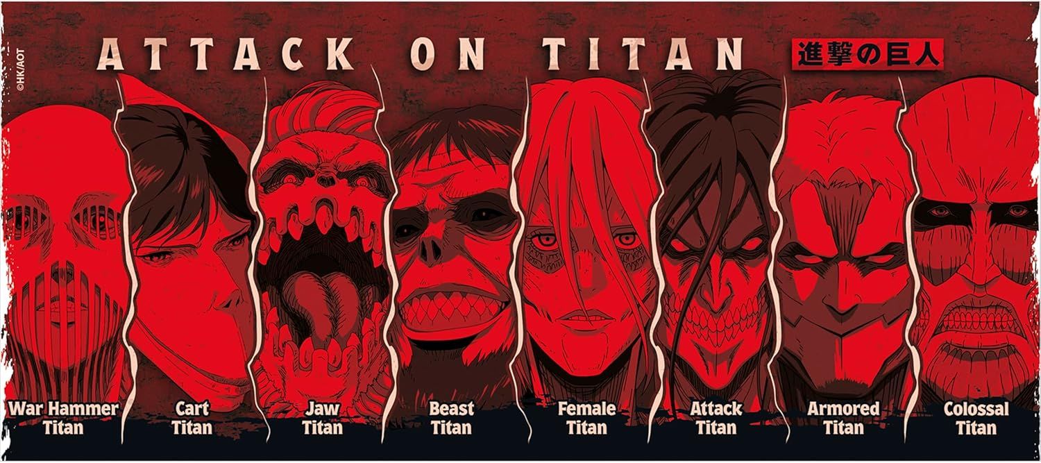 Чаша ABYstyle Animation: Attack on Titan - All Titans