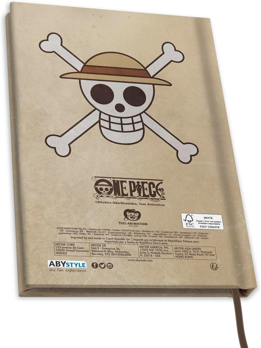 Тефтер ABYStyle Animation: One Piece - Wanted Luffy Wano, A5