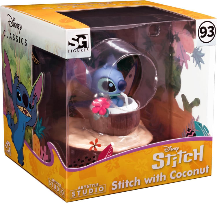 Статуетка ABYstyle Disney: Lilo & Stitch - Stitch Coconut, 10 cm