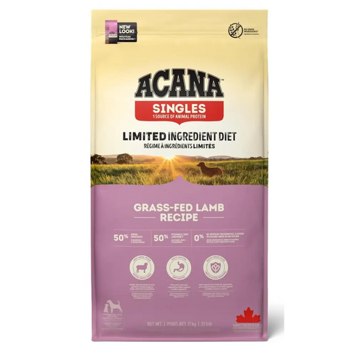 ACANA Singles Grass-Fed Lamb - суха храна за кучета - 17 кг