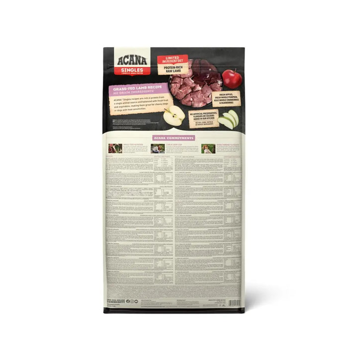 ACANA Singles Grass-Fed Lamb - суха храна за кучета - 17 кг