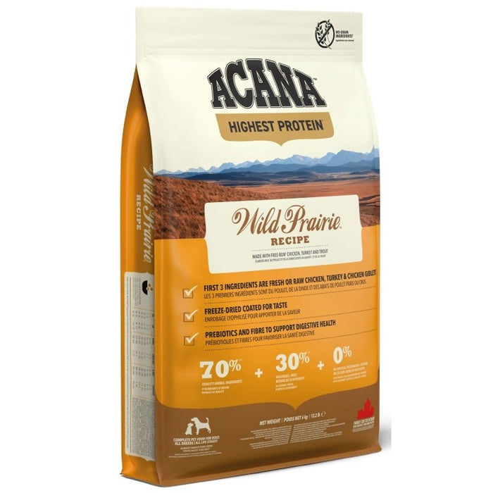 ACANA Highest Protein Wild Prairie – суха храна за кучета – 6 кг