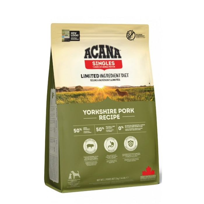 ACANA Singles Yorkshire Pork – суха храна за кучета – 6 кг