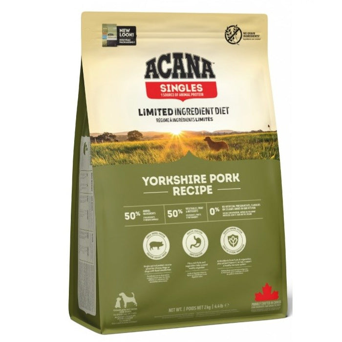 ACANA Singles Mono Yorkshire Pork – суха храна за кучета – 2 кг
