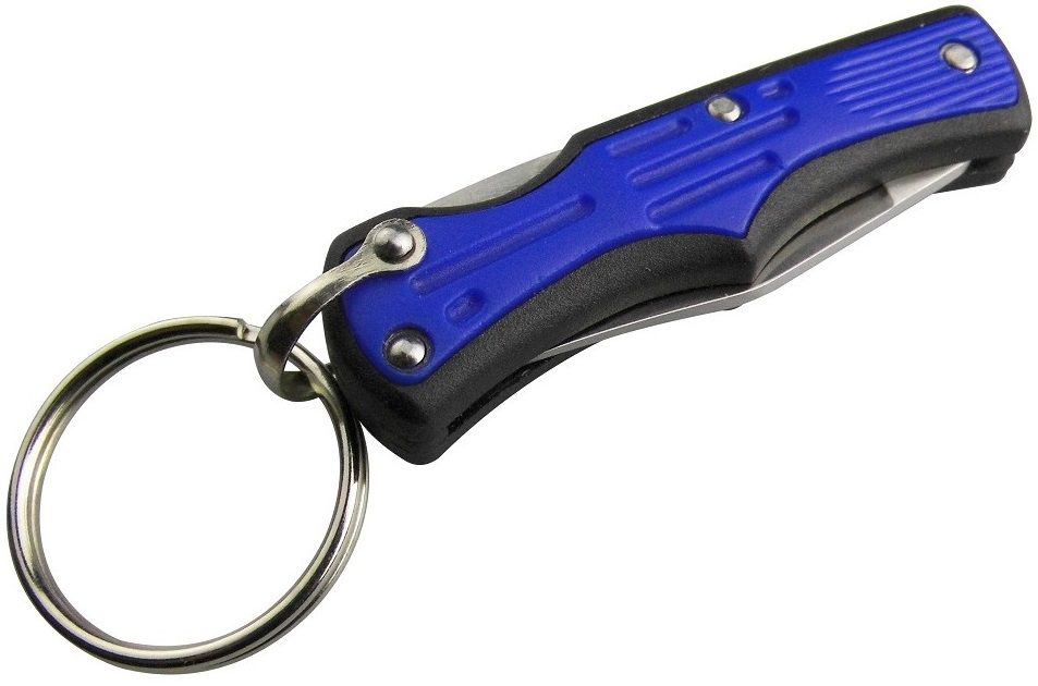 Сгъваем нож - ключодържател Ace Camp - Folding Knife III, син