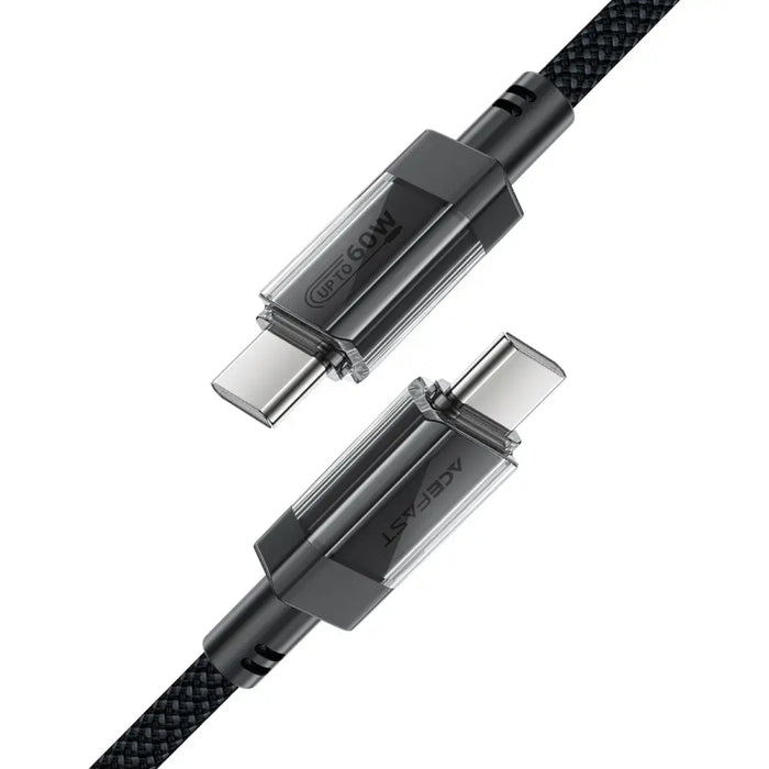 Acefast C12 USB-C / USB-C PD кабел 60W 480Mb/с найлонова
