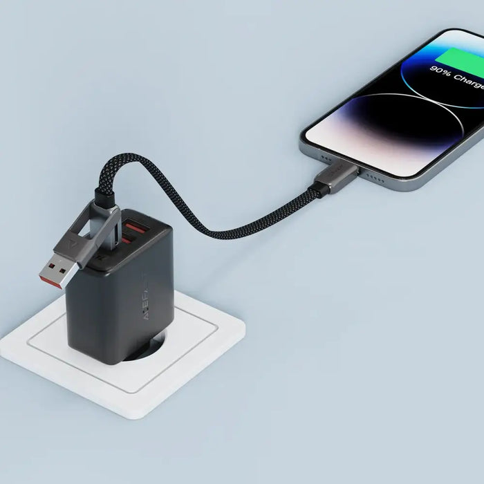 Acefast C13-05 USB-C - USB-A / USB-C кабел 480Mb/s 3A 0.2m