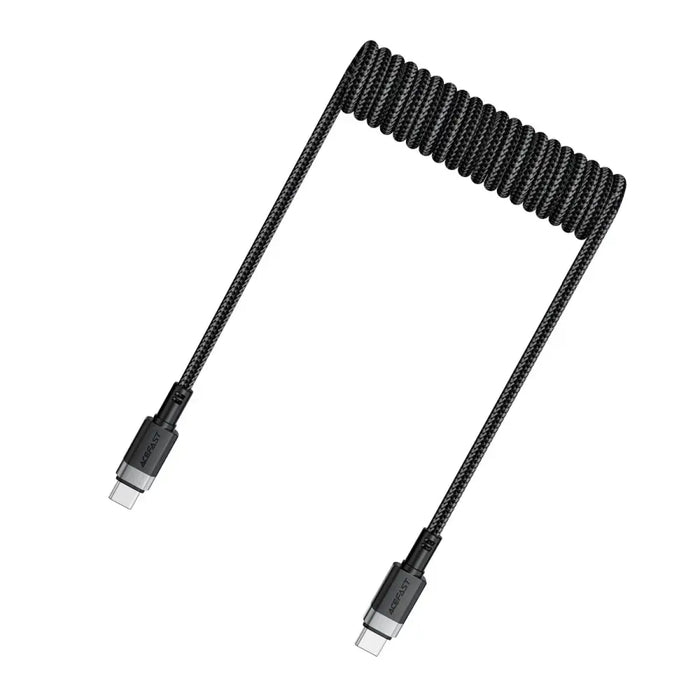 Acefast C14-03 USB-C - USB-C пружинен кабел 480Mb/s 3A 1.2m