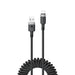 Acefast C14-04 USB-A - USB-C Кабелна пружина 480Mb/s 3A