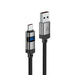 Acefast C15-04 USB-A - USB-C кабел с дисплей 480Mb/s 66W