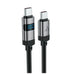 Acefast C15-04 USB-C - USB-C кабел с дисплей 480Mb/s 66W