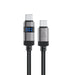 Acefast C15-04 USB-C - USB-C кабел с дисплей 480Mb/s 66W