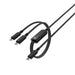 Acefast C5 USB-C - USB-C / USB-C 2in1 100W 480Mb/s кабел