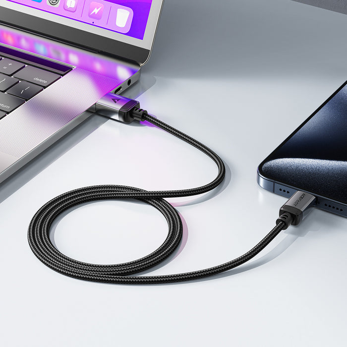 Acefast C20-04 USB-A - USB-C кабел 480Mb/s 3A 1.2m - черен