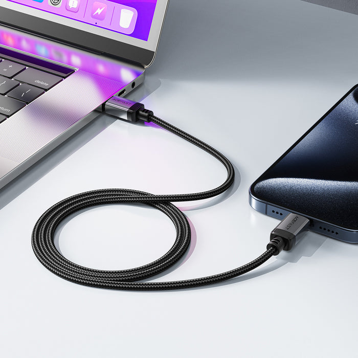 Acefast C20-03 USB-C кабел - USB-C 480Mb/s 3A 1.2m - черен