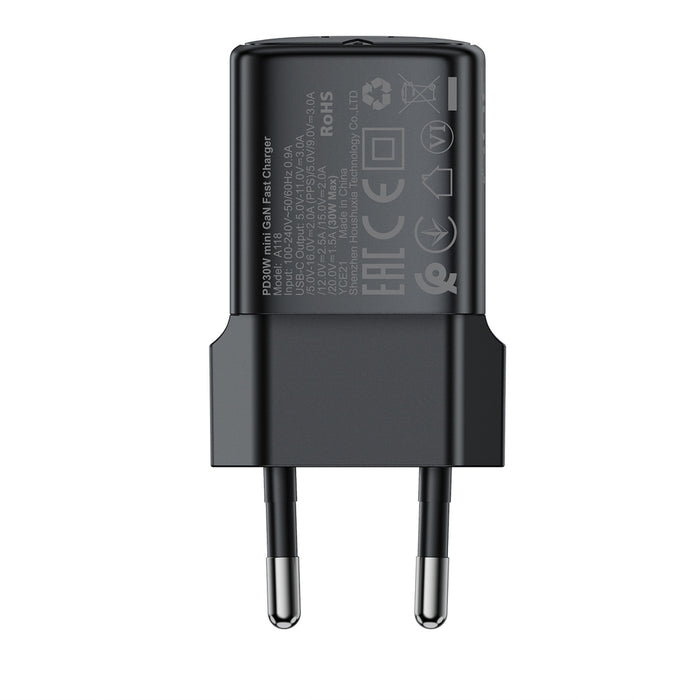 Зарядно за стена Acefast A118 GaN PD 30W USB-C - черно