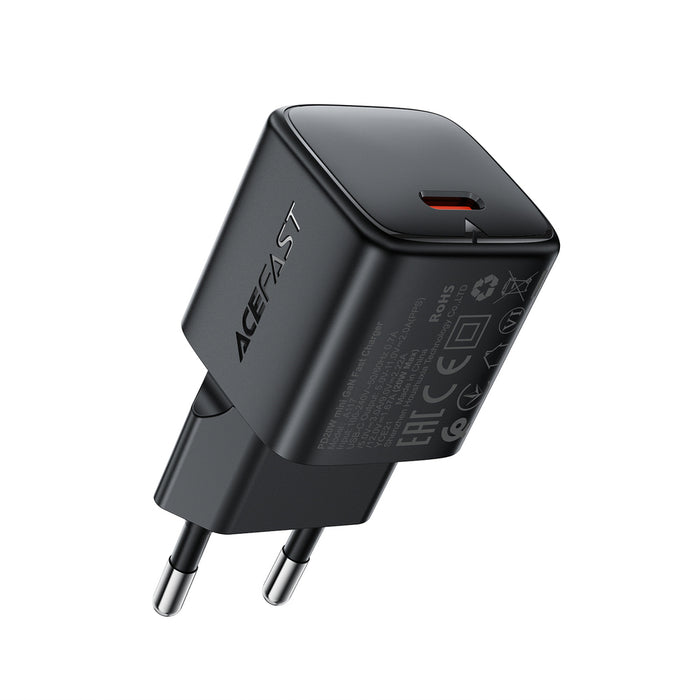 Зарядно за стена Acefast A117 GaN PD 20W USB-C - черно