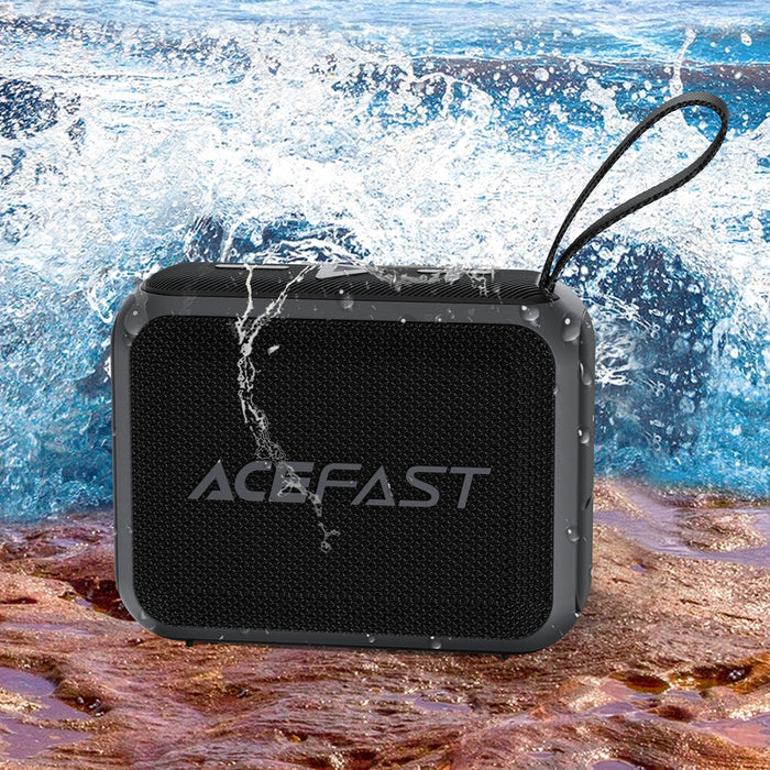 Безжичен мини високоговорител Acefast K4 Go Bluetooth 5.4 - черен