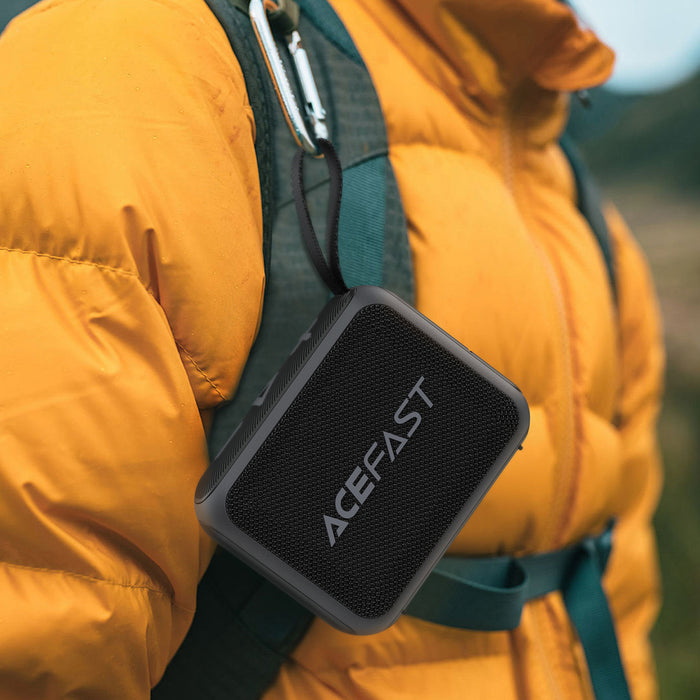 Безжичен мини високоговорител Acefast K4 Go Bluetooth 5.4 - черен
