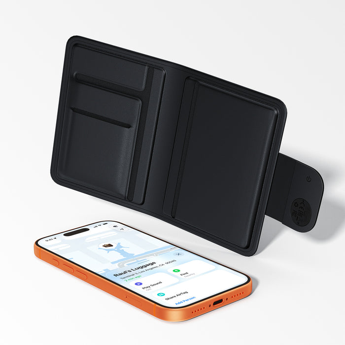 Калъф Acefast S6 Bluetooth Passport - съвместим с Apple Find My - черен