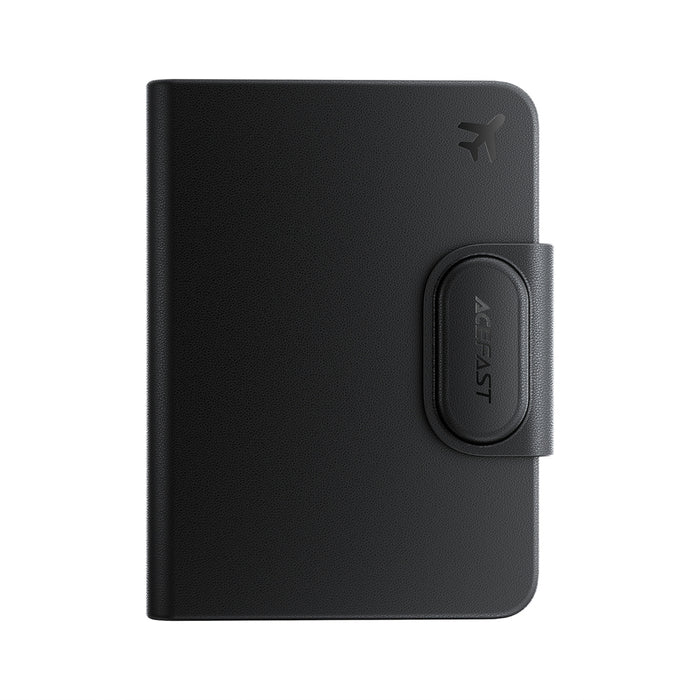 Калъф Acefast S6 Bluetooth Passport - съвместим с Apple Find My - черен