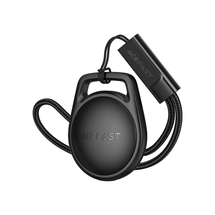 Bluetooth локатор Acefast S2, съвместим с Apple Find My - черен