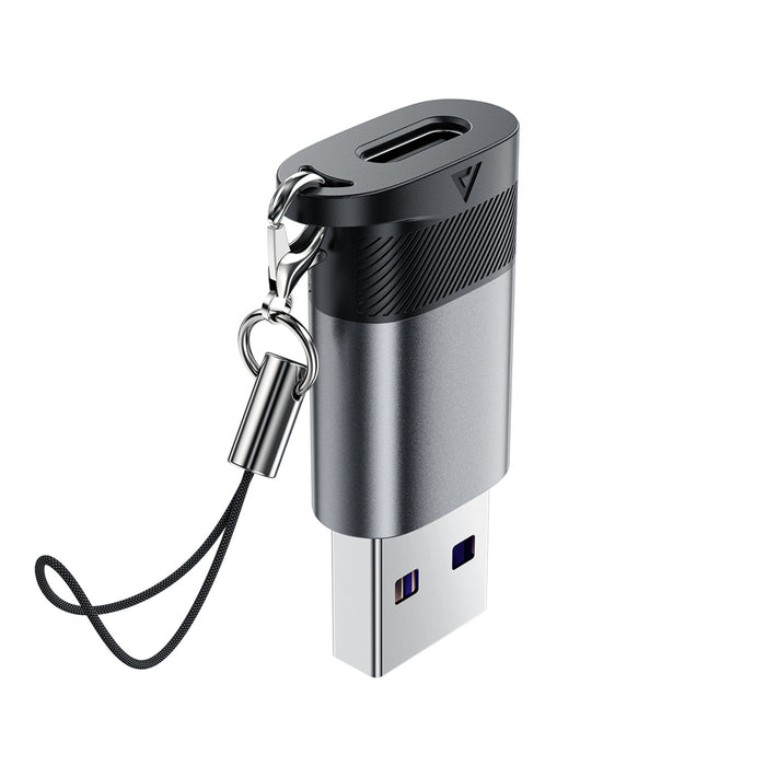 Acefast J8 USB-C - USB-A адаптер - сив