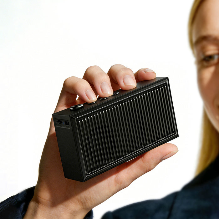 Bluetooth високоговорител Acefast K9 Go със стерео и ENC - черен