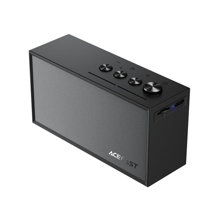 Bluetooth високоговорител Acefast K9 Go със стерео и ENC - черен