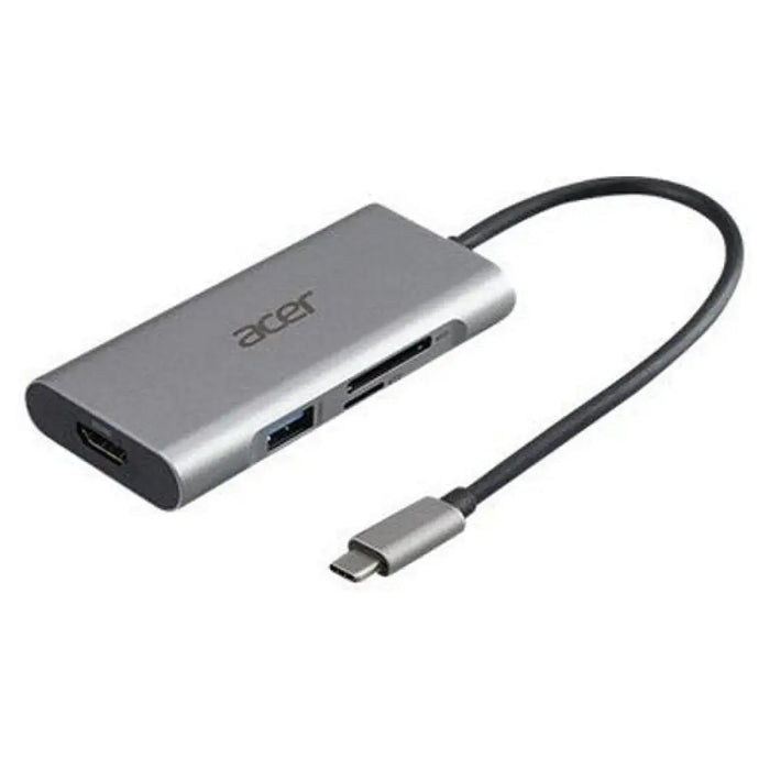 Acer 7in1 Type C ключ: 1 x HDMI 3 x USB3.2 1 x SD/TF 1 x PD