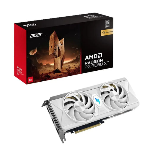 Acer Nitro Radeon RX 9060 XT OC 8GB бяло издание AMD GDDR6