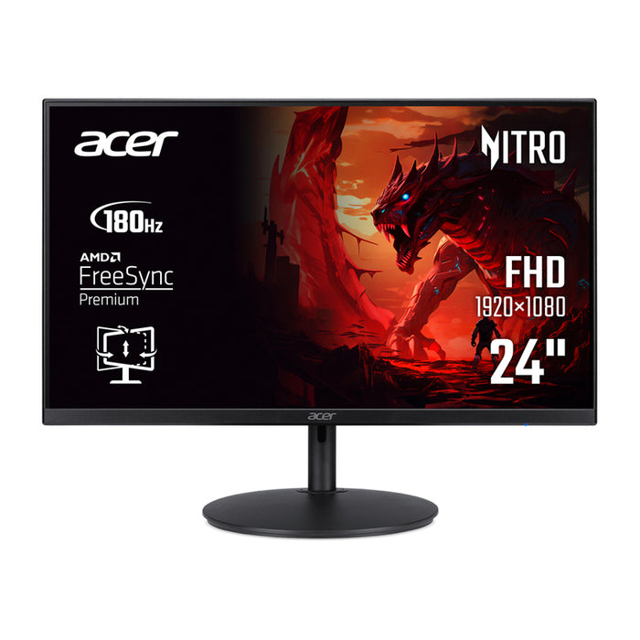 Монитор ACER Nitro XF240YS3biphx UM.QX0EE.301 0.275 мм, 178°/178°, VA, 23.8 ", 60.5 см, 1920x1080, 180.00 Hz, HDMI, DisplayPort, ЧЕРЕН