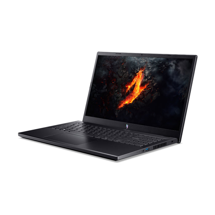 Гейминг лаптоп ACER Nitro V15 ANV15-41-R557 NH.QPFEX.00H 15.6 ", AMD RYZEN 7 7735HS, RAM 16 GB, SSD 512 GB, NVIDIA GEFORCE RTX3050, 6 GB GDDR6, WINDOWS 11, OBSIDIAN BLACK