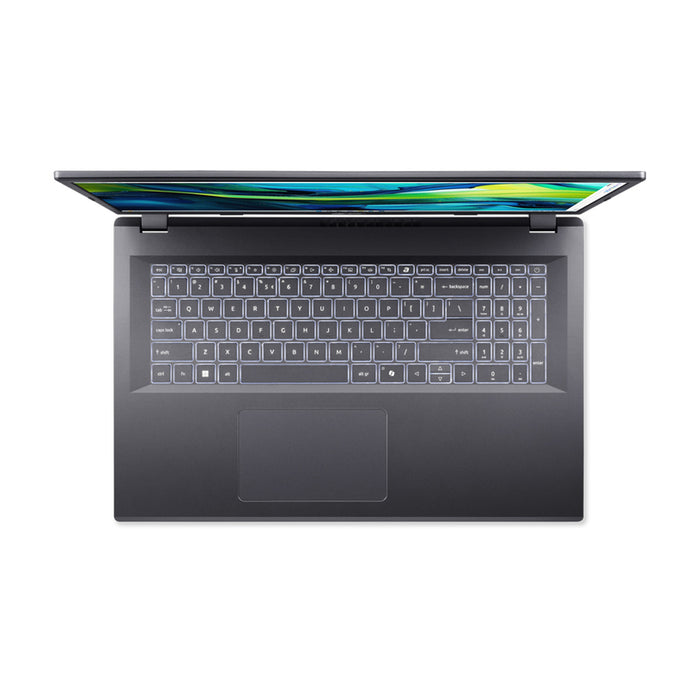 Лаптоп ACER Aspire 17 A17-51M-72MD NX.KZZEX.003 17.3 ", INTEL CORE 7 150U, RAM 32 GB, SSD 512 GB, INTEL GRAPHICS, WINDOWS 11, STEEL GRAY